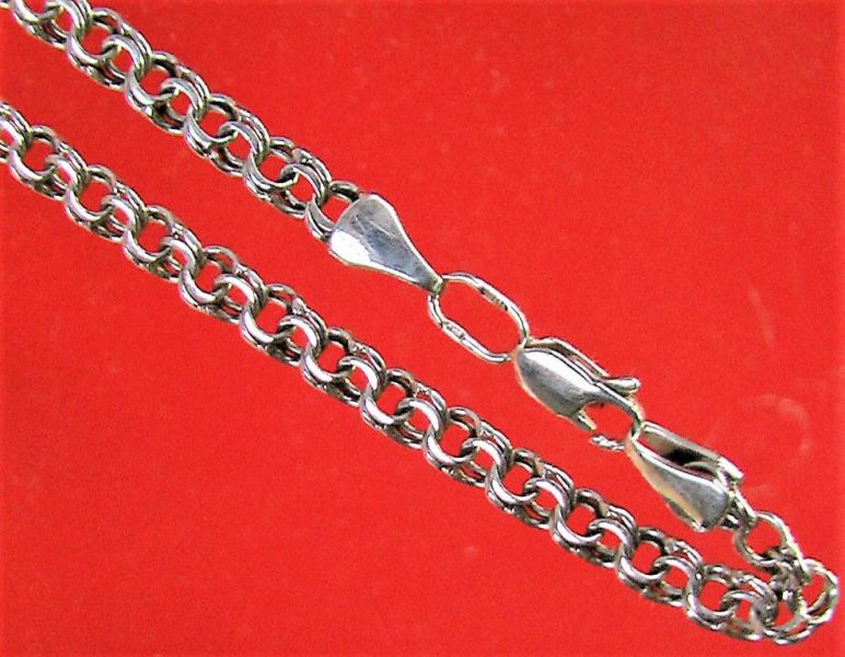 Браслет цепочка серебро 925 проба 5,40 гр длина 19 см