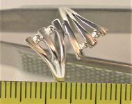 Кольцо перстень серебро 925 проба 1,41 гр 17 размер