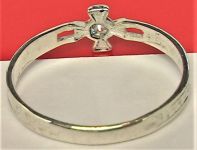 Кольцо перстень серебро 925 проба 1,24 гр 18,5 размер
