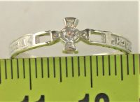 Кольцо перстень серебро 925 проба 1,24 гр 18,5 размер