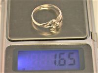 Кольцо перстень серебро 925 проба 17,5 размер 1,65 гр.
