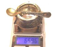 Горчичница солонка мельхиор 65,96 гр.