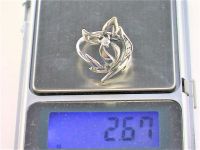 Кольцо перстень серебро 925 проба 2,67 гр 17 размер