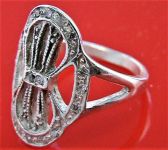Кольцо перстень серебро 925 проба 4,37 гр 17 размер