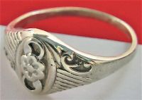 Кольцо перстень серебро 875 проба СССР 17 размер 2.35 гр.