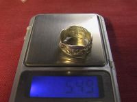 Кольцо перстень серебро 925 проба 5.49 гр 18.5 размер