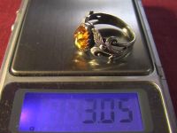 Кольцо перстень серебро 925 проба 3,05 гр 18 размер