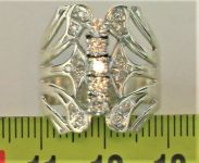 Кольцо перстень серебро 925 проба 5,05 гр 18 размер