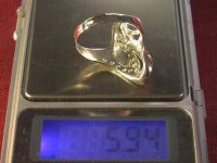 Кольцо перстень серебро 925 проба 5,94 гр 20 разм