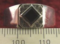 Кольцо перстень серебро 925 проба 5,19 гр 21 разм