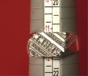 Кольцо перстень серебро 925 проба 6,38 гр 21 разм