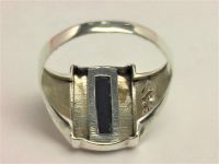Кольцо перстень серебро 875 проба 5,42 гр 21,5 размер позолота