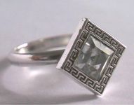 Кольцо перстень серебро 925 проба 3,52 гр 16,5 р