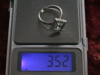 Кольцо перстень серебро 925 проба 3,52 гр 16,5 р