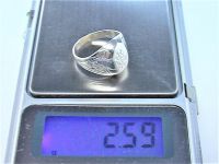 Кольцо перстень серебро 925 проба СССР 2,59 гр 16 размер