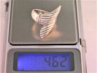 Кольцо перстень серебро 925 проба 4,62 гр 16,5 размер