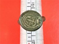 Кольцо перстень старинный древний латунь 18 размер 6,18 грамма