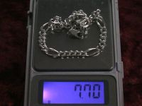 Браслет цепочка серебро 925 пр 7,70 гр дл 23.5 см
