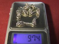 Браслет цепочка серебро 925 пр 9,74 гр дл 23 см