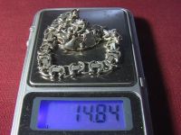 Браслет цепочка серебро 925 пр 14,84 гр дл 22 см