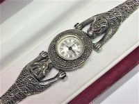 Часы Японские серебро 925 оригинал на батарейке + коробка