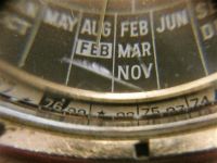 Часы Ориент ORIENT календарь оригинал есть трещина