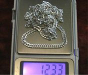 Цепочка серебро 925 проба 12,33 гр длина 60 см