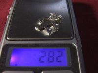 Крестик серебро 925 проба 2,82 грамм