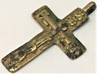 Крестик православный латунь старинный 6,71 гр.