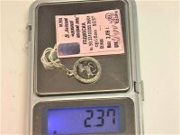 Подвеска медальон серебро 925 проба 2,09 гр. Овен