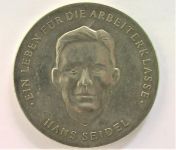 Medal Revolutionare des Mansfelder Landes Hans Seidel 28,15 гр.