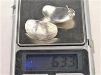 Серьги серебро 925 проба 6,33 грамма
