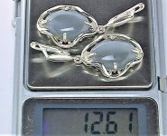 Серьги новые серебро 925 проба 12,61 грамма лот 6