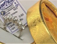 Кольцо перстень серебро 925 проба 3,60 грамма 17,5 размер