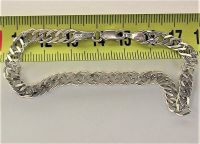 Браслет цепочка серебро 925 проба длина 21.5 см. 7.22 грамма
