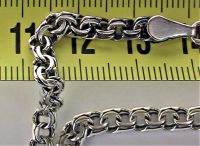 Браслет цепочка серебро 925 проба длина 22 см. 6.57 грамма
