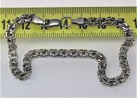 Браслет цепочка серебро 925 проба длина 23 см. 6.64 грамма
