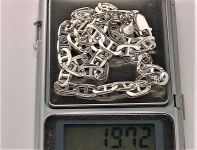 Цепочка серебро 925 проба длина 49,5 см. 19,72 грамма
