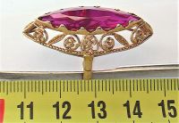 Кольцо перстень золото ссср 583 проба 7.89 грамма размер 18