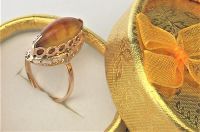 Кольцо перстень золото ссср 583 проба 4,09 грамма 18 размер