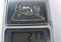 Цепочка серебро 925 проба длина 44 см вес 2,11 грамма