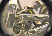 Набор серьги кольцо перстень серебро 875 проба 18,12 грамма 18,5 размер