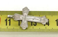 Крестик серебро царское 84 проба 1890 год 1,48 грамма лот 9