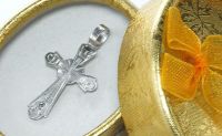 Крестик серебро царское 84 проба 1890 год 1,32 грамма лот 10