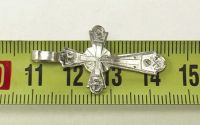 Крестик серебро царское 84 проба 1890 год 1,32 грамма лот 10